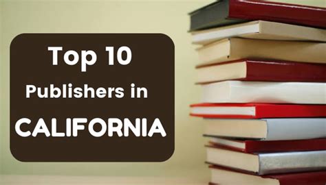 Top 10 Book Publishers in California - Sharing Stories