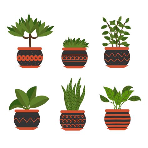 Potted Plant Vector 225437 Vector Art at Vecteezy