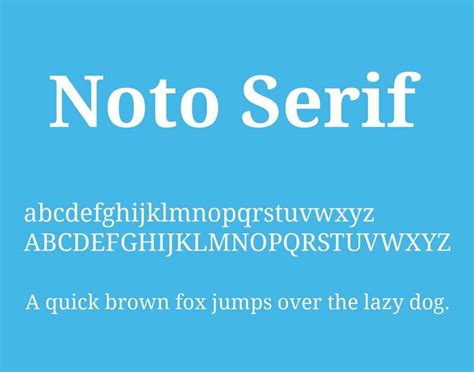 Noto Serif Font | Garudeya.com