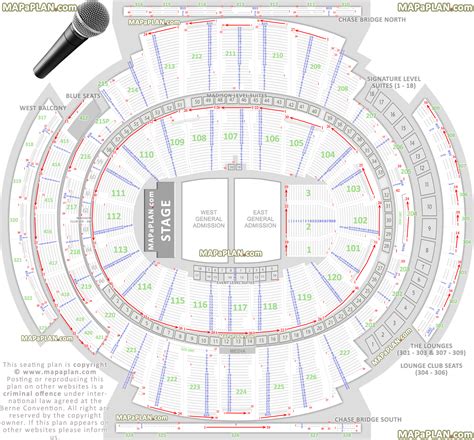 Msg Seating Chart For Concerts