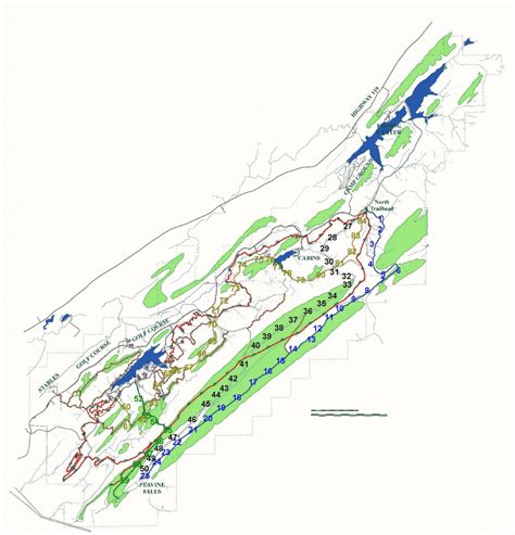 Oak Mountain State Park Trail Map - Printable Map