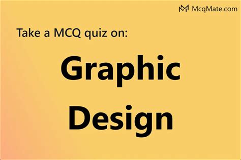 Graphic Design online practice test