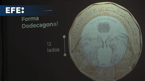 México emite moneda conmemorativa para celebrar 200 años de relación ...