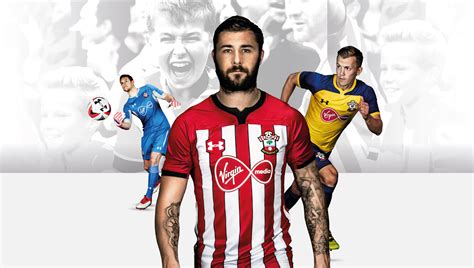 New Saints FC Kits 2018-2019 | Under Armour Southampton Home & Away ...