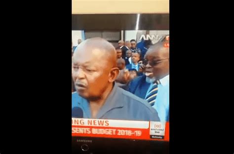 Watch: Gwede Mantashe caught mocking Cope leader live on air [video]