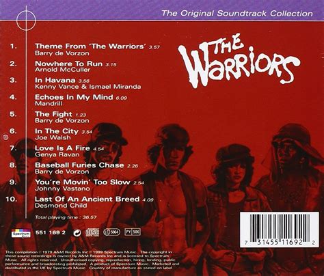 Warriors : - original soundtrack buy it online at the soundtrack to your life