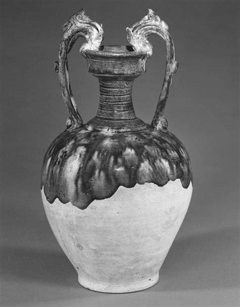 Amphora with dragon-shaped handles | China | Tang dynasty (618–907 ...