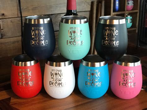 Laser Engraved Yeti Wine Tumbler - WINE & JUDGE PEOPLE - ImpressMeGifts