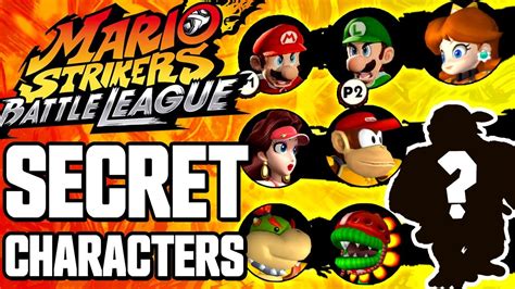 Unlockable Characters In Mario Strikers: Battle League? (Bowser Jr, Diddy Kong & MORE!) - YouTube