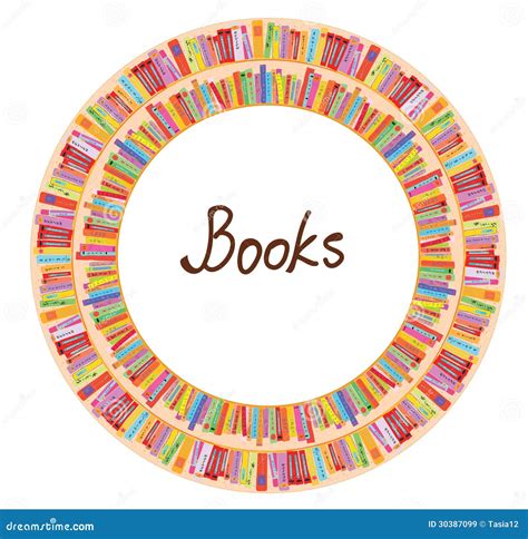 Book Frame Circle Design Royalty Free Stock Images - Image: 30387099