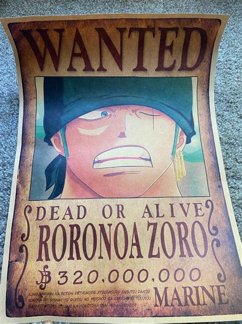 One Piece Bounty Poster Template