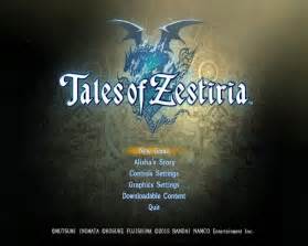 Tales of Zestiria title screen