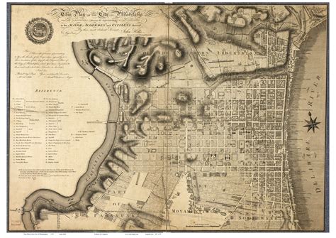 Old Maps of Philadelphia, PA