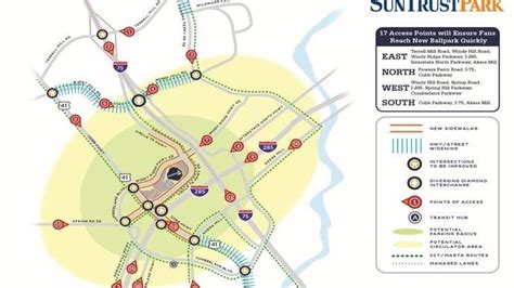 Suntrust Park Parking Map