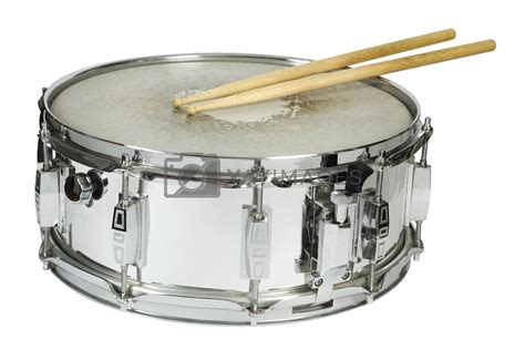 Royalty Free Image | Snare drum and sticks isolated by sumners