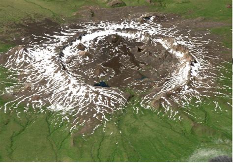 Perspective View of Umnak Island, Aleutian Islands, Alaska (#1) | NASA ...