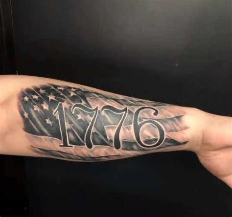 1776 Patriotic Tattoo Design Ideas With Deep Meanings - Tattoo Twist