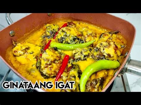 Ginataang Igat / Eel with coconut / eel recipe milk #eel #eelrecipe - YouTube