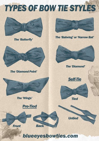 Types of Bow Tie Styles - Look Your Best for Any Occasion