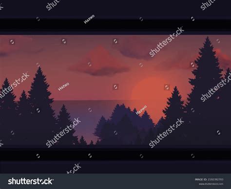 Pictures Sunset Views On Beach Lofi Stock Illustration 2192392703 ...