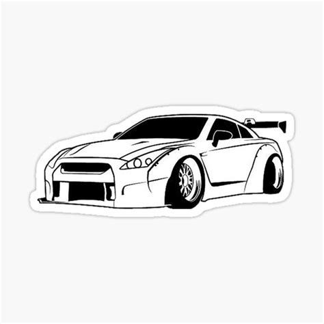 "Nissan GT-R Logo " Sticker for Sale by Teesigned | Redbubble