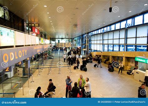 Check-in In Krakow Airport Editorial Stock Photo - Image: 24330503