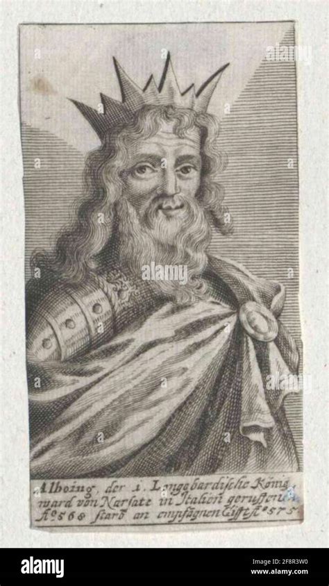 Alboin, King of Lombards Stock Photo - Alamy