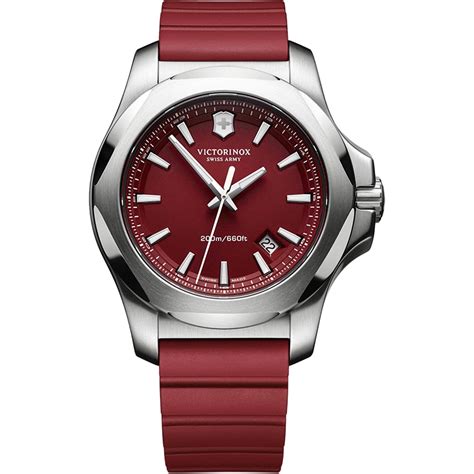 Victorinox Swiss Army Men's Inox Stainless Steel 43mm Watch With Rubber ...