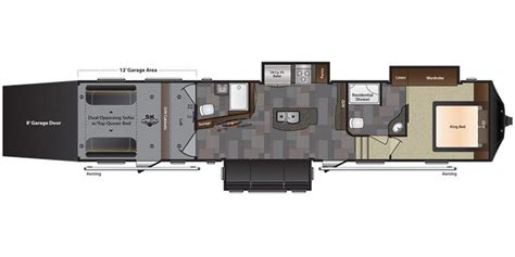 Keystone Fuzion Toy Hauler Floor Plans - floorplans.click