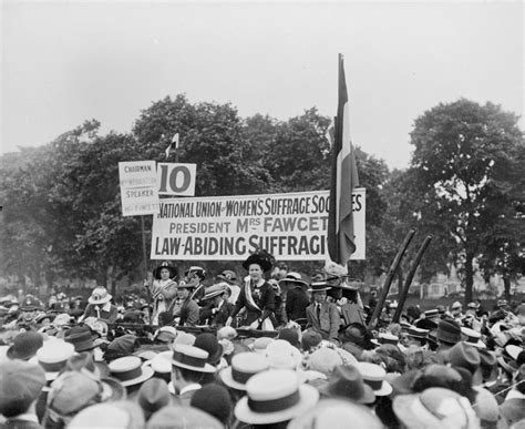 Suffragist Millicent Garrett Fawcett the first woman to be honoured ...