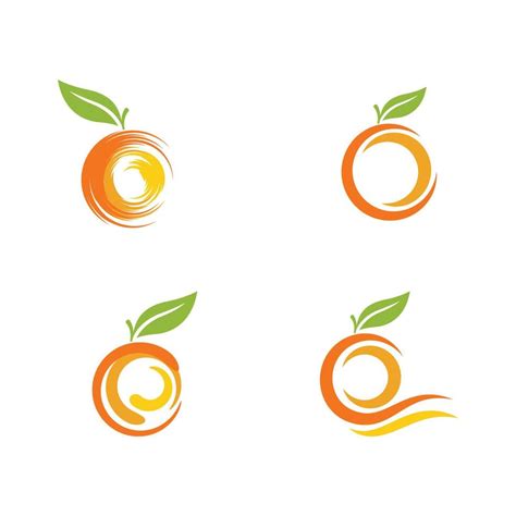 Orange logo design 19508415 Vector Art at Vecteezy