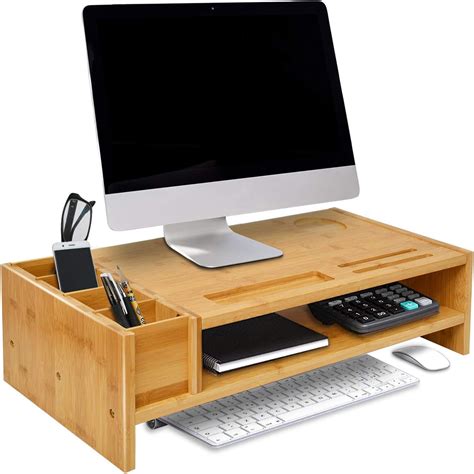 Corner Desk With Monitor Shelf | donyaye-trade.com