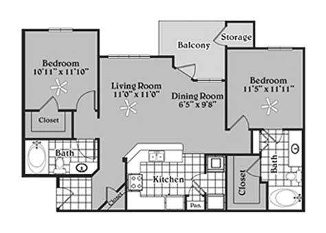 Floor Plans of PECAN POINTE in Temple, TX