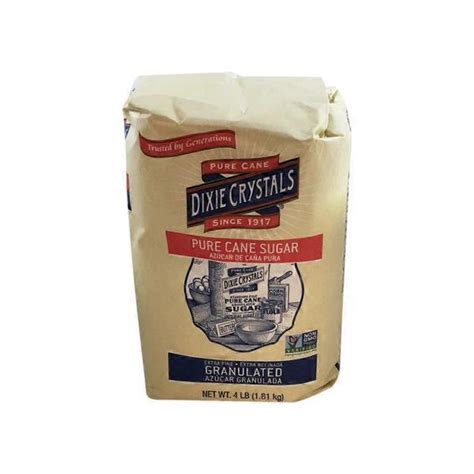 Dixie Crystals Sugar, Pure Cane, Granulated, Extra Fine (4 lb) - Instacart