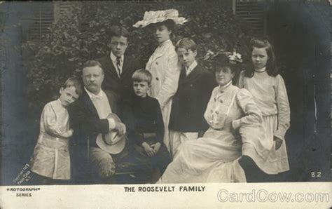 The Roosevelt Family Theodore Roosevelt Postcard