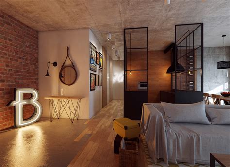 Industrial Interior Design on Behance