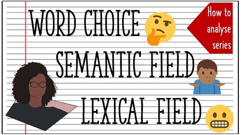 How to analyse word choice, semantic field and lexical field in English ...