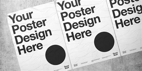 45+ Best Poster Mockup Templates (Free & Paid) - The Designest