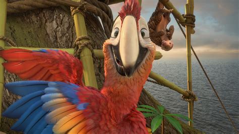 Robinson Crusoe, parrot, Best Animation Movies, cartoon HD Wallpaper