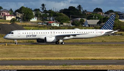 C-GKQO Porter Airlines Canada Embraer E195-E2 (ERJ 190-400 STD) Photo by Ché Stuart | ID 1384534 ...