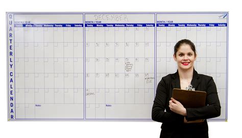 Buy Large Dry Erase Wall Calendar 3 Month - 36 x 72 inch Big Calendar ...