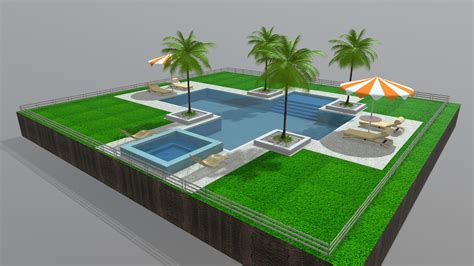 Swimming pool v3 - Buy Royalty Free 3D model by luismi93 [a4a0b67 ...