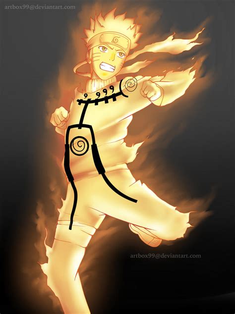 Naruto Tailed Beast Chakra Mode by artbox99 on DeviantArt