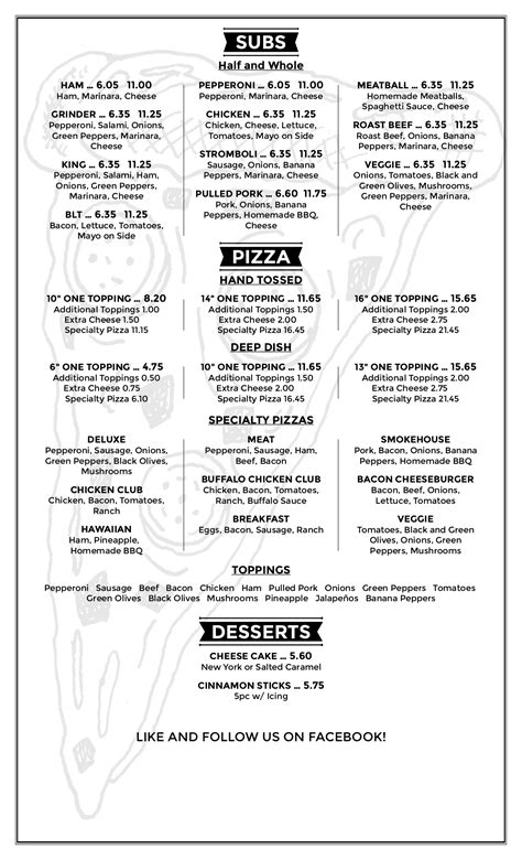 PJ's Paesan's Pizza | PJ's Paesan's Pizza | Menu