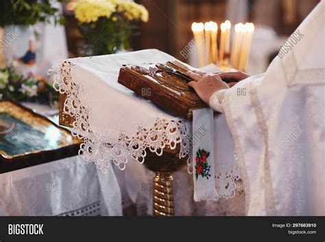 Bible On Altar Table. Image & Photo (Free Trial) | Bigstock