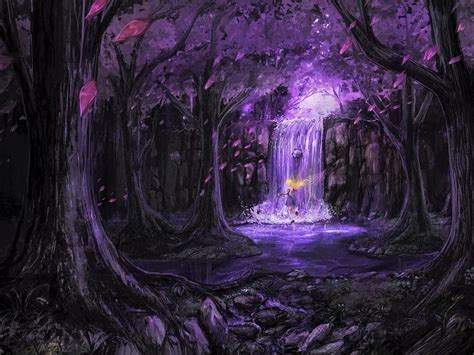 Enchanted Forest Night Wallpaper