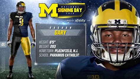 Rashan Gary Highlights - Michigan Signing Day 2016 - YouTube