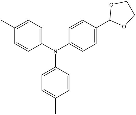 N-[4-(1,3-Dioxolan-2-yl)phenyl]-4-methyl-N-(4-methylphenyl)benzenamine | 773093-22-4