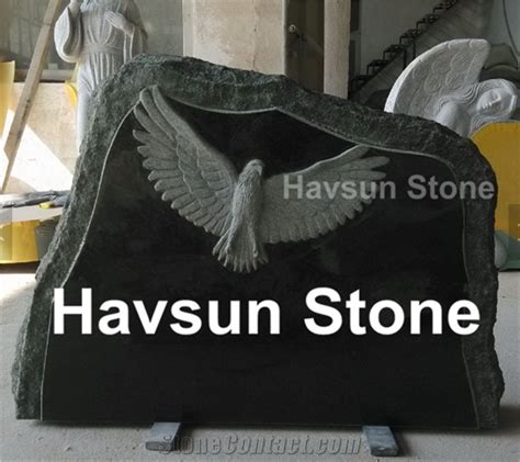 Engraved Eagle Headstone/Monument/Tombstone from China - StoneContact.com