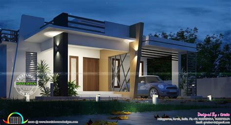 Modern one floor home by Grado Architecture - Kerala Home Design and ...